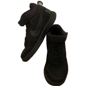 Nike Court Borough Black Little Kids Mid sneaker little kids size  12 like new